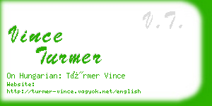 vince turmer business card